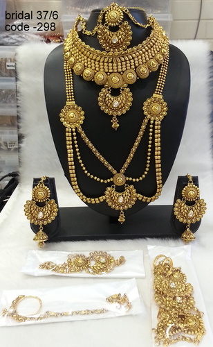 Copper Alloy Bridal Jewellery Set