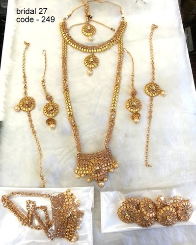 Copper Alloy Bridal Jewellery Set