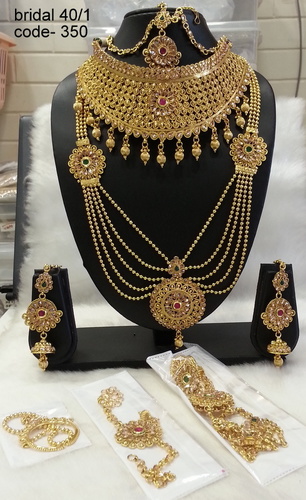 Copper Alloy Bridal Jewellery Set