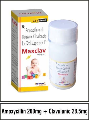 Amoxycillin 200 + Clavulanic 28.5