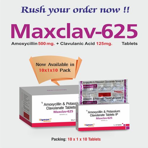 Amoxycillin 500 + Clavulanic 125