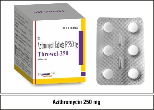 Azythromycin 250 mg.