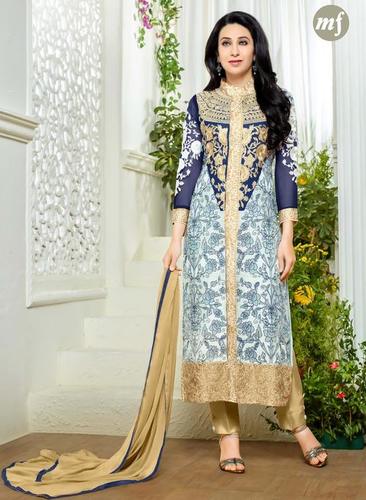 Blue Color karishma kapoor Salwar Suits