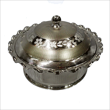 Polished Silver Dry Fruit Box Gift