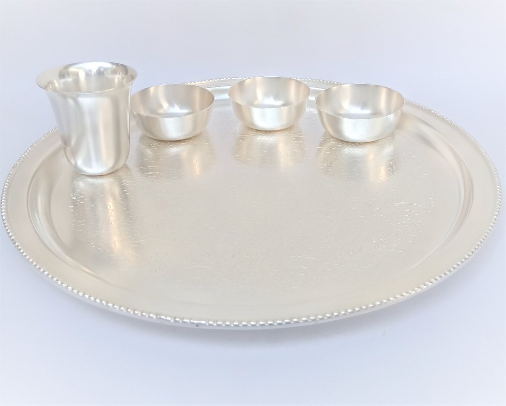 Premium Silver Dinner Set
