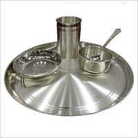 Premium Silver Dinner Set