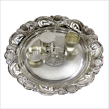 Silver Pooja Thali