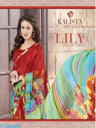 weightless printed sarees