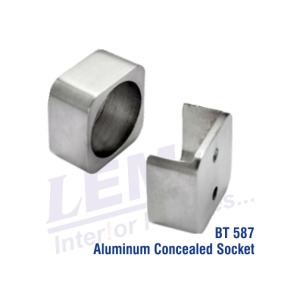 Aluminium Concealed Socket
