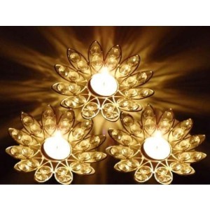 Modern Diya Lotus Fancy Crystal Light 1 Pcs
