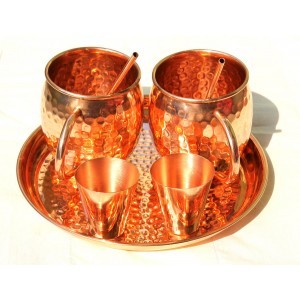 Pure Solid Copper Moscow Mule Mugs