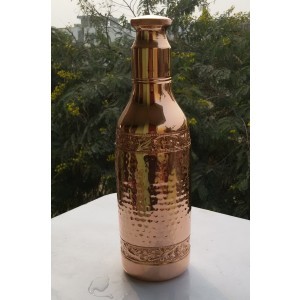 Handcrafted Water Bottle Copper Bottle