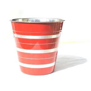 Stainless Steel Silver Lining Ice Bucket