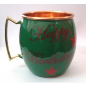 Hand Painted Copper Mugs