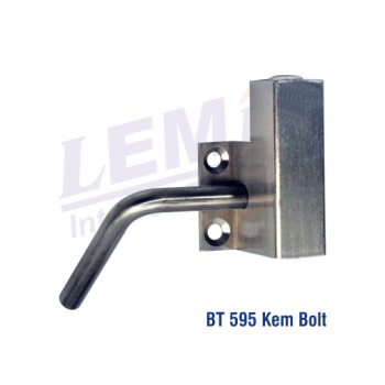 Kem Bolt - Stainless Steel, 80x50x30 mm, Brushed | Secure Fastening, Durable, Corrosion Resistant, Easy Installation