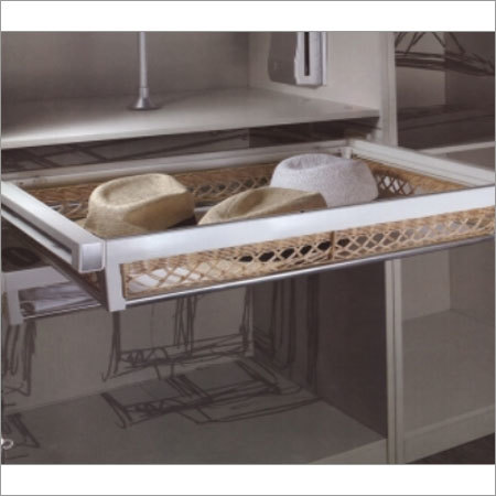 Soft Close Rattan Side Basket