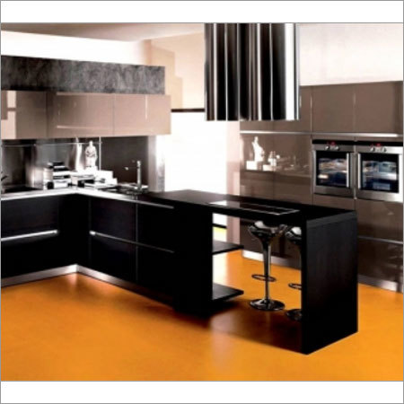 Acrylic Modular Kitchen