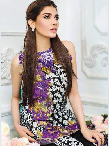 Assent-4 by Deepsy Suit - Cotton Top with Heavy Embroidery, Semi Lawn Bottom, Chiffon Print Dupatta