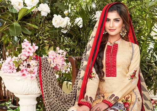 Designer Embroidered Salwar Suit - Georgette Material, Customized Size, Full Sleeve | Breathable, Anti Wrinkle, Washable