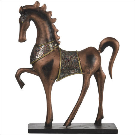 Malik Designs Iron Mosaic Horse Statue