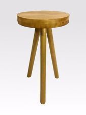 Brown Counter Stool 24 Inch Rustic Solid Wood Bar Stool