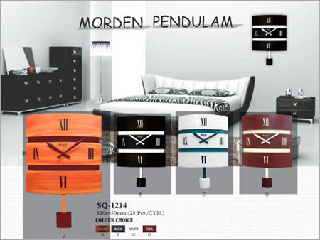 Modern Pendulum Wall Clocks - Quartz Mechanism, 320x450mm | Captivating Appearance, Lightweight Design, Easy Installation
