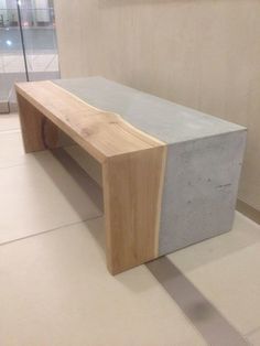 Concrete Wood Table