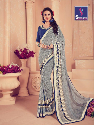 Georgette Printed saree