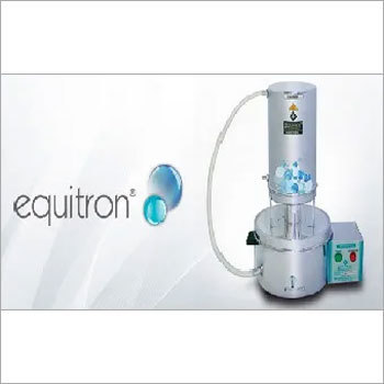 EQUITRON Water Still - Stainless Steel, 550x460x370 mm | 3.0kW Heater, Low Water Detection, Compact Design