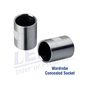 Wardrobe Concealed Socket Matt