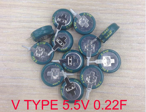 V TYPE capacitor