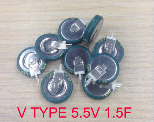 V shape capacitor