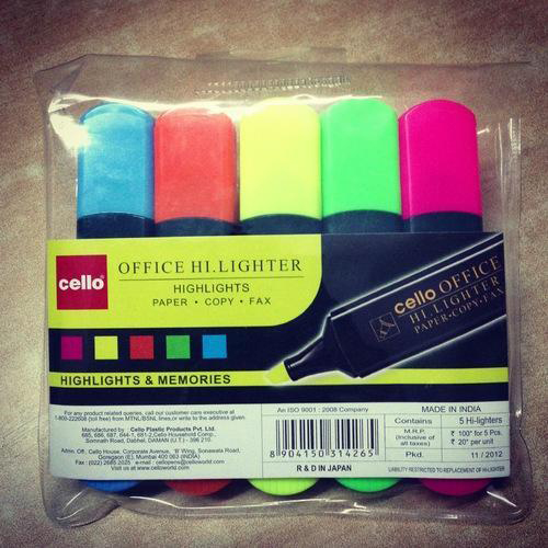 Cello Highlighter Set