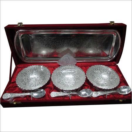 Metal Brass Bowls Gift Box 3Pcs