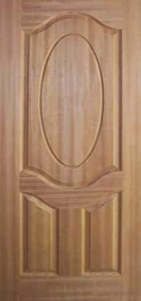 3P Teak Moulded Doors