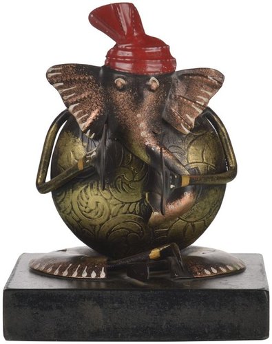 Malik Designs Iron Lord Ganesha Statue