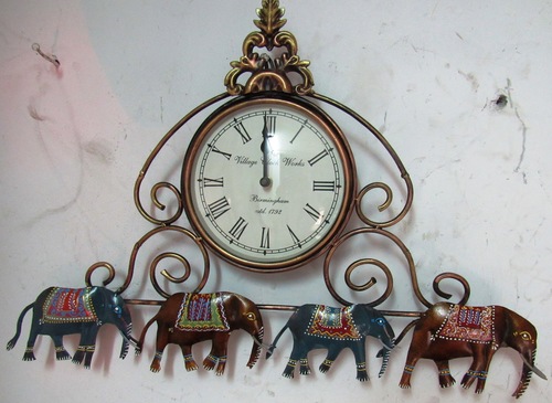 Malik Designs Iron Bird, Animal & Tree Wall Clock