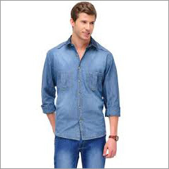 Mens Denim Shirts - Premium Denim Fabric, Customized Sizes & Colors | Alluring Patterns, Tear Resistant, Comfortable Wear