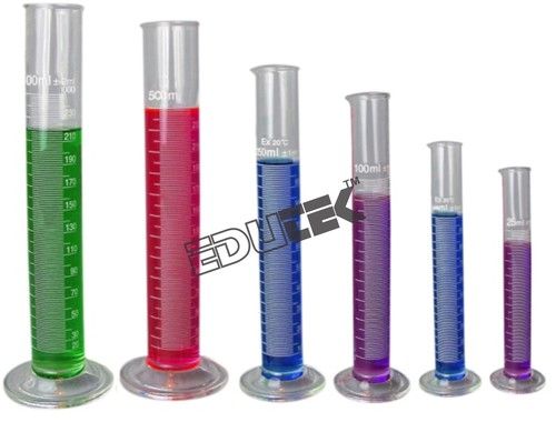 Measuring Cylinder - Transparent Plastic, 1000ml Capacity, Accuracy Â±0.5ml | Ideal for Lab Measurements, Easy to Read Scale