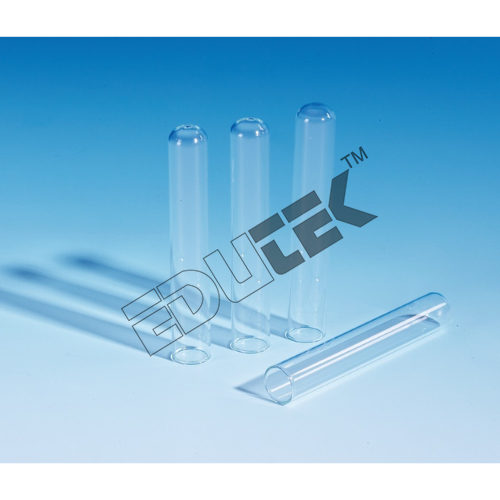 Glass Test Tubes - High Clarity Borosilicate Glass, 15ml Capacity | Ideal For Lab Experiments And Scientific Research