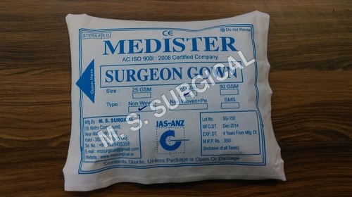 Non Woven Disposable Gown By M. S. SURGICAL