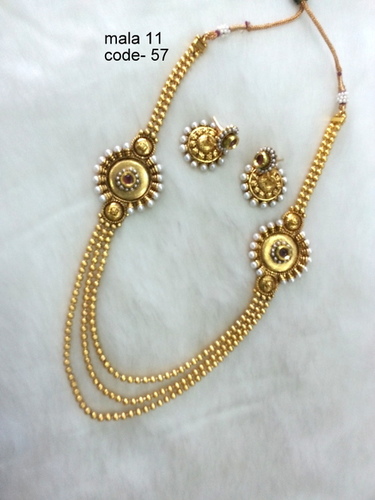 Copper Alloy Antique Maala Set