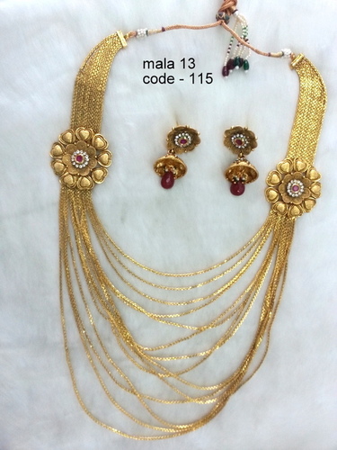 Copper Alloy Antique Mala Set