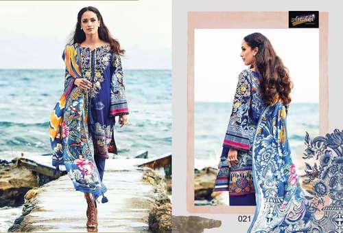 Cotton Embroidered Salwar Kameez