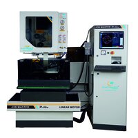 White Cnc Wire Cut Edm Machine