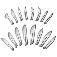 Medical Sterile Surgical Blade - Color: Metallic Silver