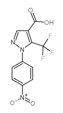 1-(4-Nitro Phenyl)-5-(Tri Fluoro Methyl)-1H-Pyrazole 4-Carboxylic Acid - Pale Yellow Powder, 97% Purity, Molecular Formula C11H6F3N3O4, Melting Point 193-201Â°C
