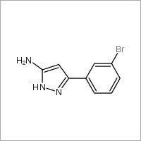 3-(3-Bromophenyl)-1H-Pyrazole-5-Amine - Molecular Formula C9H8BrN3, Boiling Point 470.6 °C, Density 1.645 g/cm3 | High Purity, Precise Synthesis, Research Grade, Customizable, Versatile Applications