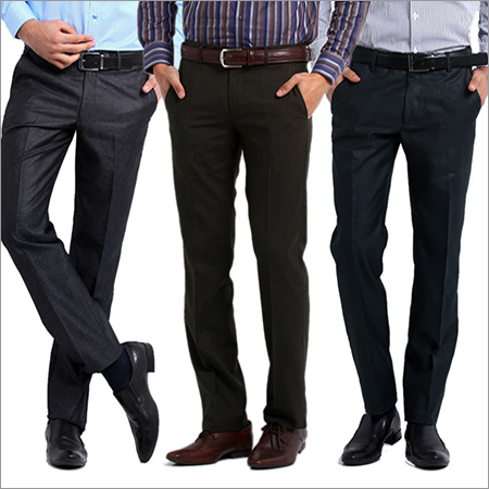 Black Mens Designer Trousers