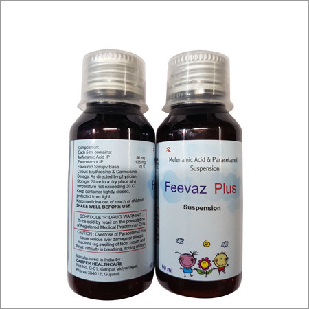 Mefenamic Acid Paracetamol Suspension
